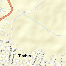 Timbío Street Map