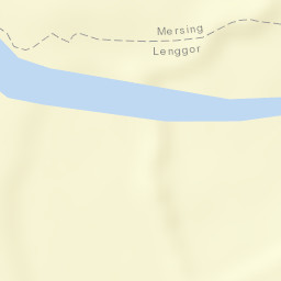 Daerah Mersing Street Map