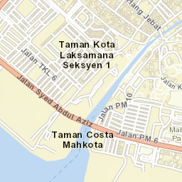 Malacca Street Map
