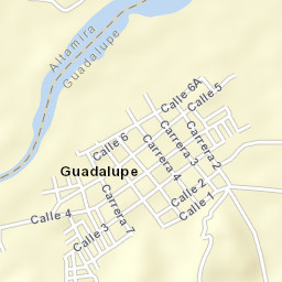 Guadalupe Street Map