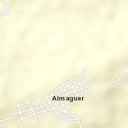 Almaguer Street Map
