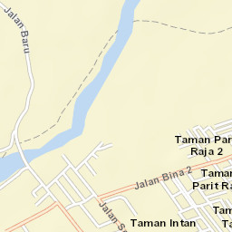Parit Raja Street Map