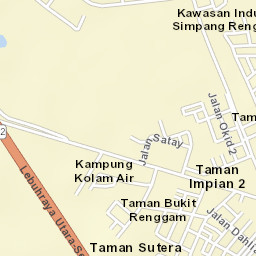 Kampung Simpang Renggam Street Map