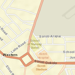 Soroti Street Map