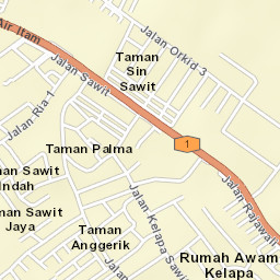 Kelapa Sawit Street Map
