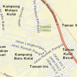 Kulai Street Map
