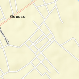 Ouésso Street Map