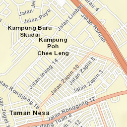 Skudai Street Map