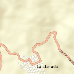 La Llanada Street Map