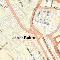 Johor Bahru Street Map