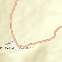 El Peñol Street Map