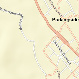 Kota Padangsidimpuan Street Map