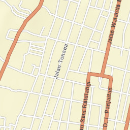 Tondano Street Map