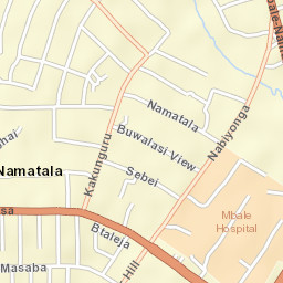 Mbale Street Map