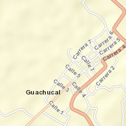 Guachucal Street Map