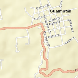 Gualmatán Street Map