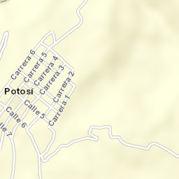 Potosí Street Map