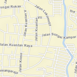 Kota Pekanbaru Street Map