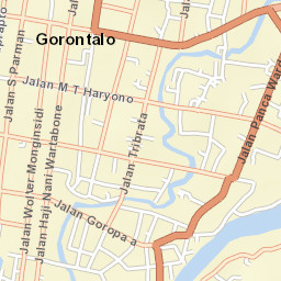Gorontalo Street Map