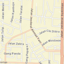 Pekanbaru Street Map