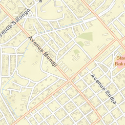 Mbandaka Street Map