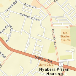Kisumu Street Map