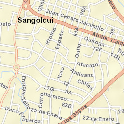 Sangolquí Street Map