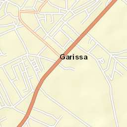 Garissa Street Map
