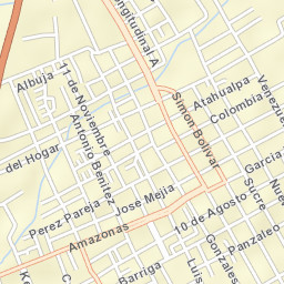 Machachi Street Map