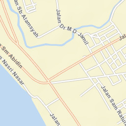 Kota Pariaman Street Map