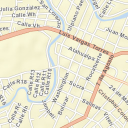 Chone Street Map