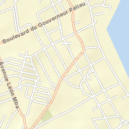 Port-Gentil Street Map