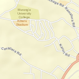 Murang’a Street Map