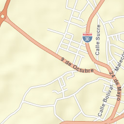 Tosagua Street Map
