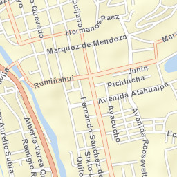 Latacunga Street Map