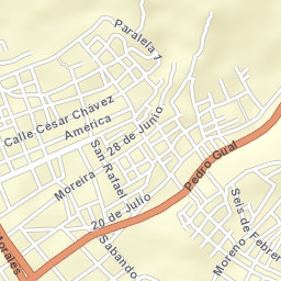Cantón Portoviejo Street Map