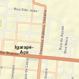 Igarapé Açu Street Map