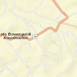 Koulamoutou Street Map