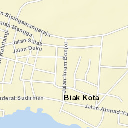 Biak Street Map