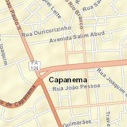 Capanema Street Map