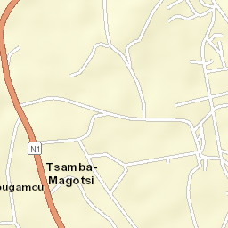 Fougamou Street Map