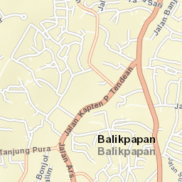 Balikpapan Street Map