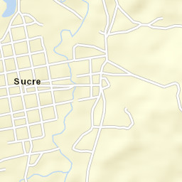 Sucre Street Map