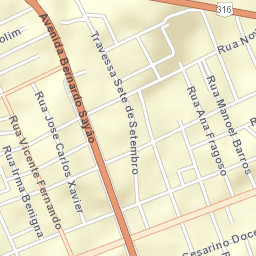 Santa Maria do Pará Street Map