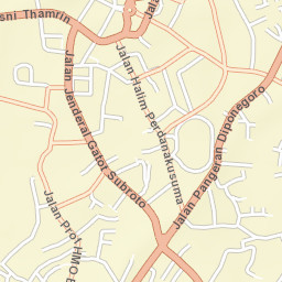 Jambi City Street Map