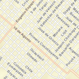 Riobamba Street Map