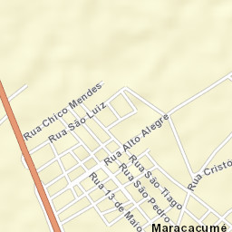 Maracaçumé Street Map