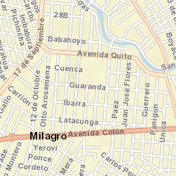 Milagro Street Map