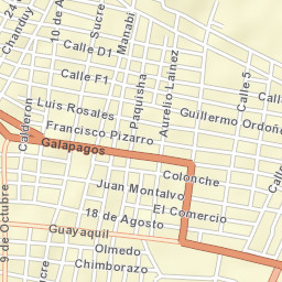 Santa Elena Street Map