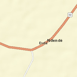Ndendé Street Map